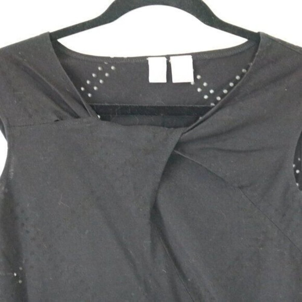 City DKNY Black Cutout Shirt Small - Picture 2 of 5